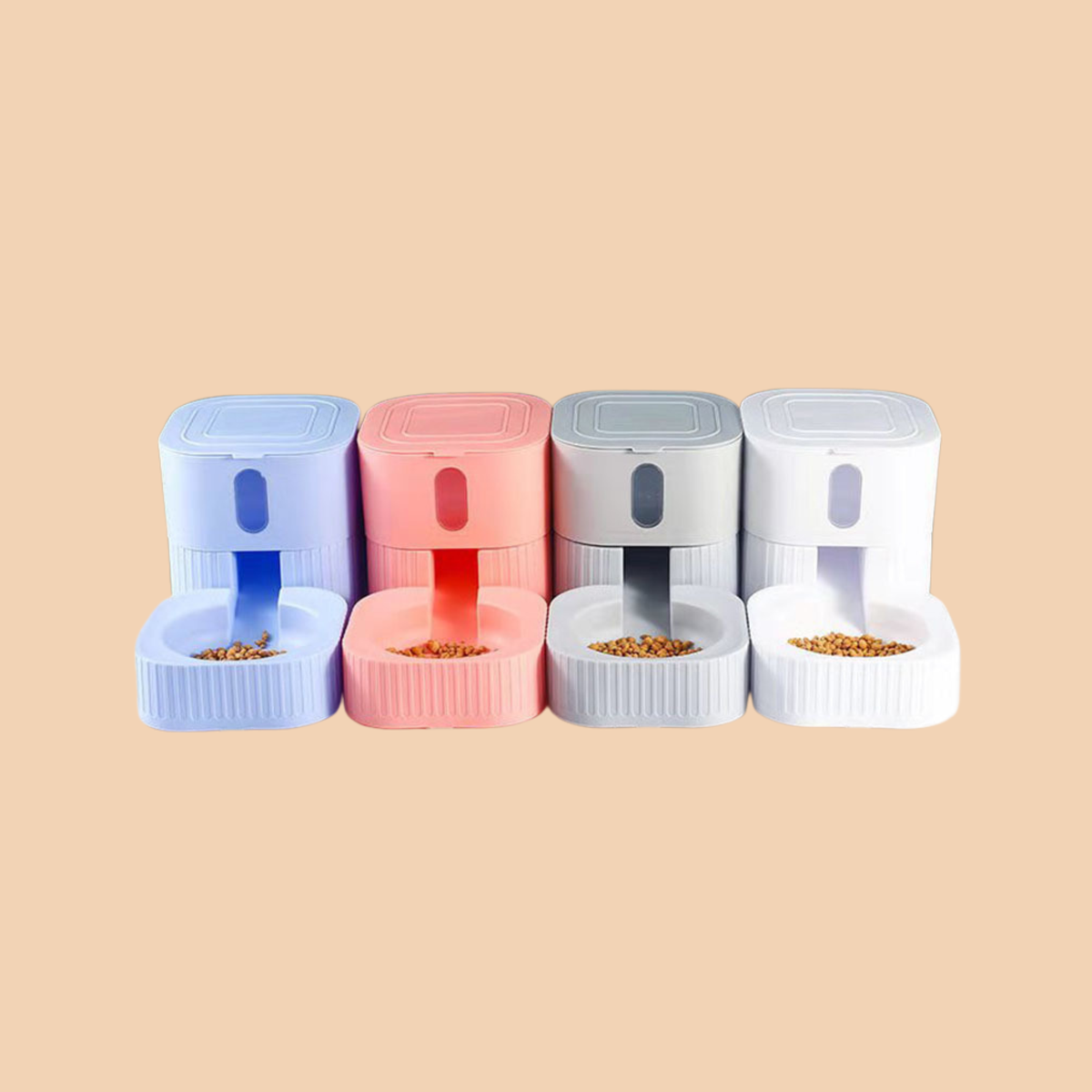 Dispensador Automático de Comida para Mascotas | Extraíble y Lavable